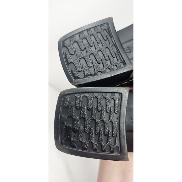 Josef Seibel Monk Strap Loafers Womens 37 US 6 Brown Square Toe 2" Block Heel - Picture 15 of 15